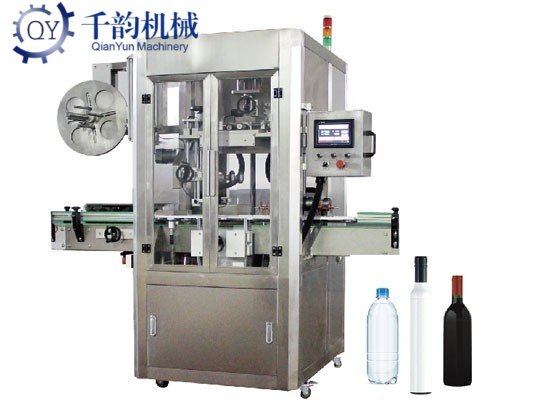 Automated Bottle Labeling Machine for Liquid Packaging - Self-Adhesive & Sleeve Label Applicator by Qianyun Machinery