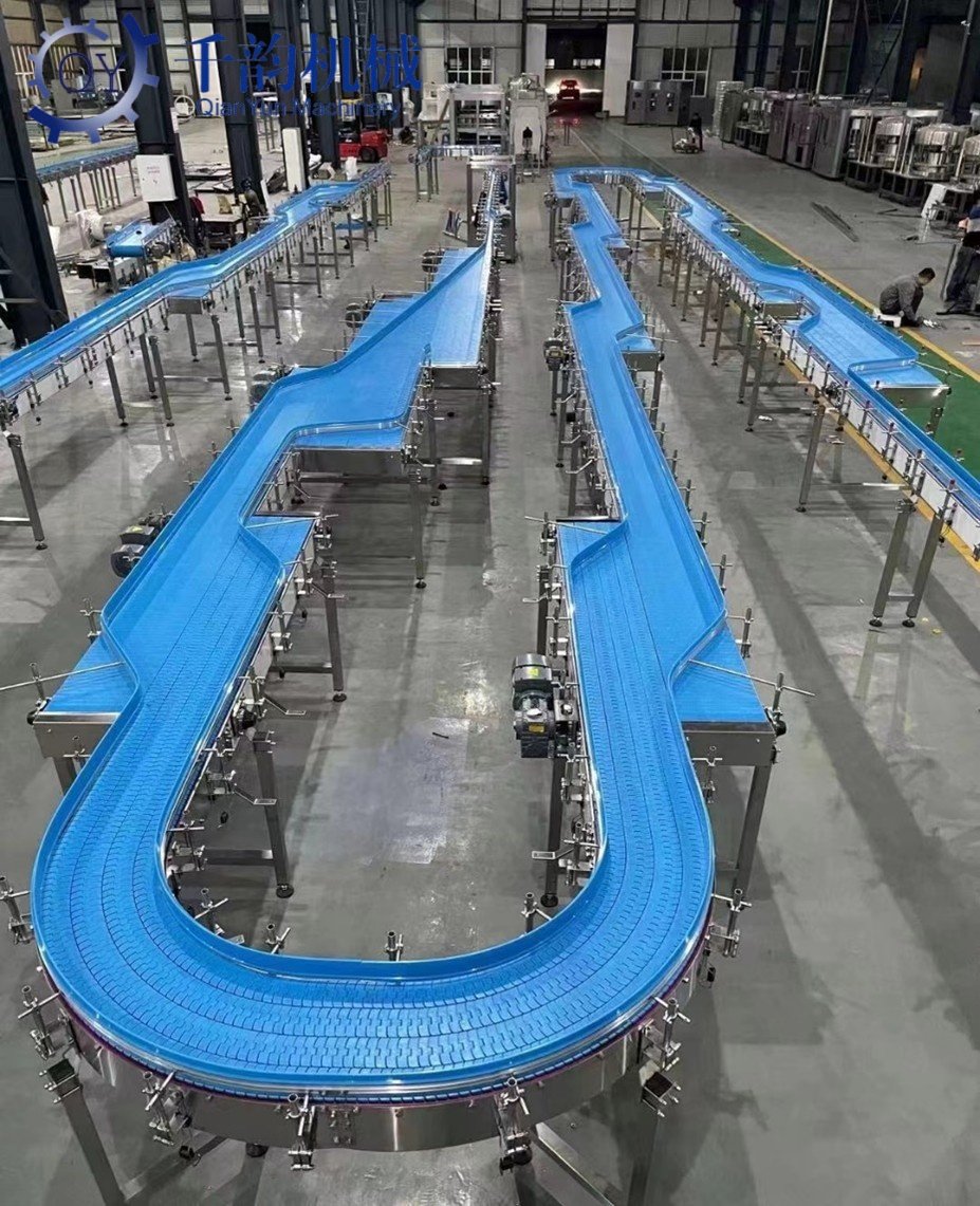 Air Conveying System for Liquid Packaging Production Line | Qianyun Machinery